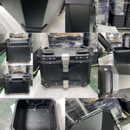 45L Aluminum Motorcycle Top Box Tail Case,with Quick Release Base Plate Set variant image 6
