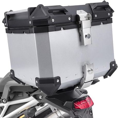 45L Motorcycle Top Case Aluminum Trunk Tour Tail Box with Security Lock variant image 10