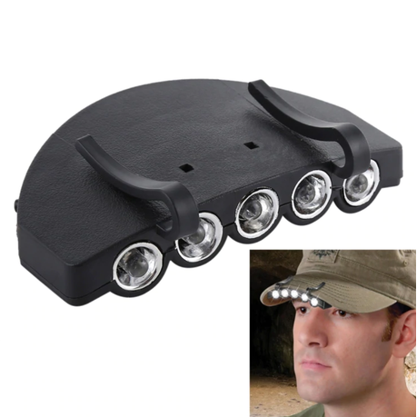 5 LED Bright Hat Cap Clip Light variant image 2