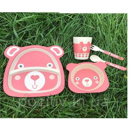 5 Piece Animal Design, BPA-Free variant image 3