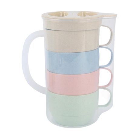 5 Pieces Water Pitcher with Lid Ice Tea Kettle for Household variant image 1
