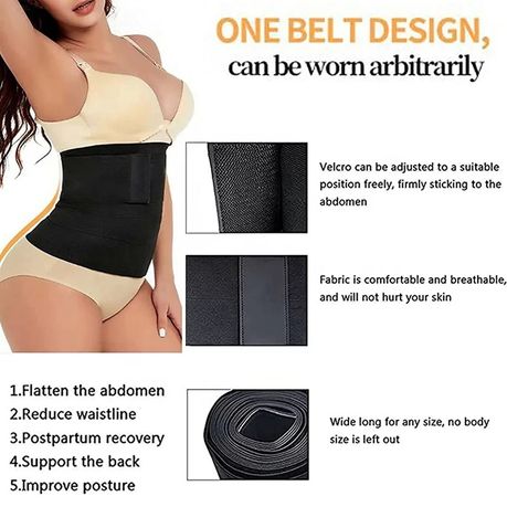 5M Waist Trainer Tummy Wrap For Weight Loss variant image 3