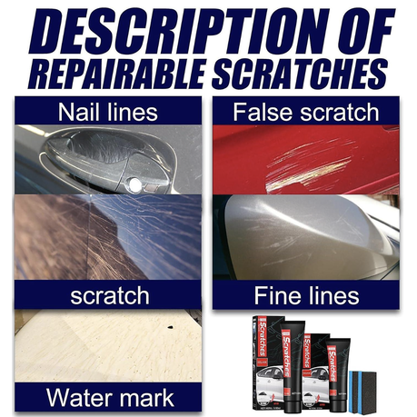 60ML Car Scratch Remover With 60ML 3-In-1 Car Glass Anti-Fog Spray variant image 4