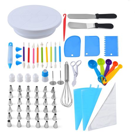 66 Pieces Of Cake Decoration Kit Baking Tools Set variant image 1