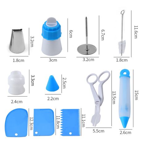 66 Pieces Of Cake Decoration Kit Baking Tools Set variant image 2