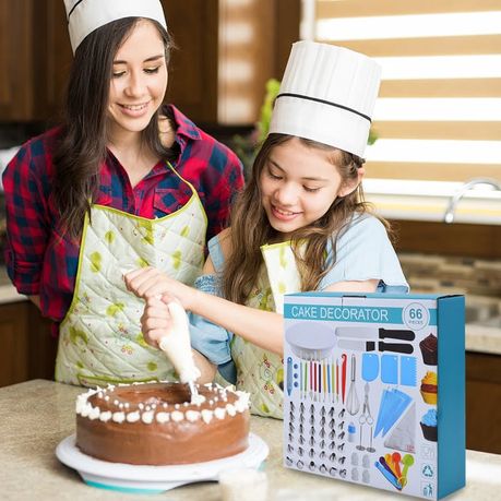 66 Pieces Of Cake Decoration Kit Baking Tools Set variant image 4