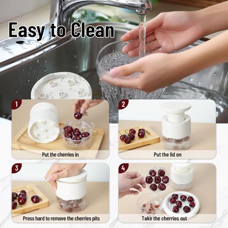 7-in-1 Cherry Pitters Tool Multiple Cherries Cherry Seed Remover variant image 5