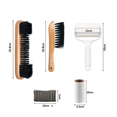 7 Piece Billiards Pool Table Cleaning Rail Brush Set variant image 7