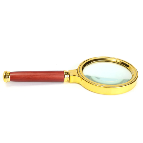70mm Handheld Magnifier - Gold variant image 2