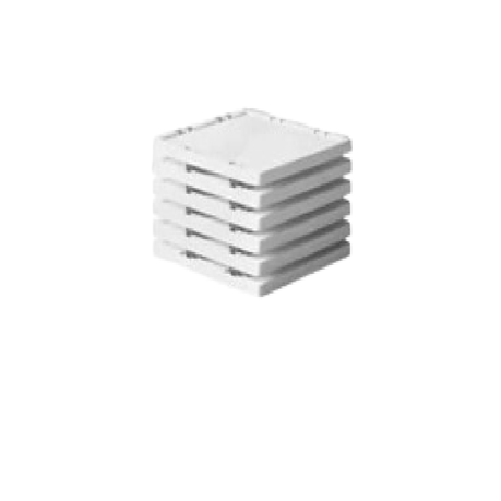 79cm x 27cm 6 Tier Folding Shoe Rack variant image 3