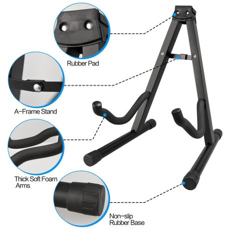 A-Frame Foldable Guitar Holder Guitar Stand Vertical Dual-use Guitar Stand variant image 3