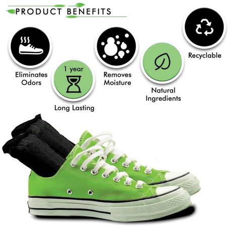 Activated Charcoal Air Purifying Bags Natural Odor Absorber For Home, Shoes variant image 2