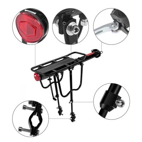 Adjustable Aluminium Alloy Bicycle Rear Rack Mount variant image 3