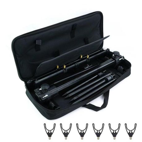 Adjustable Fishing Rod 3 Pod Support for Fishing Rods with carrying bag variant image 3