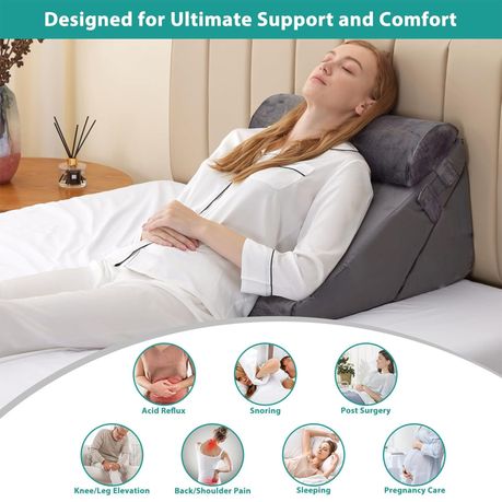 Adjustable Wedge Pillow For Back Pain, Acid Reflux, Heartburn variant image 2