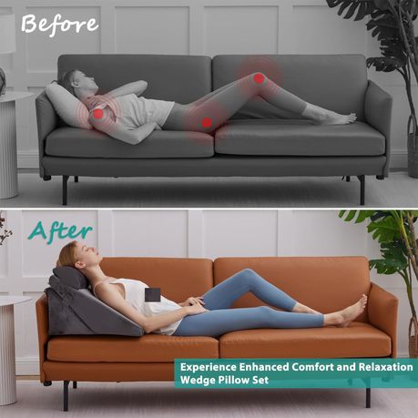 Adjustable Wedge Pillow For Back Pain, Acid Reflux, Heartburn variant image 3