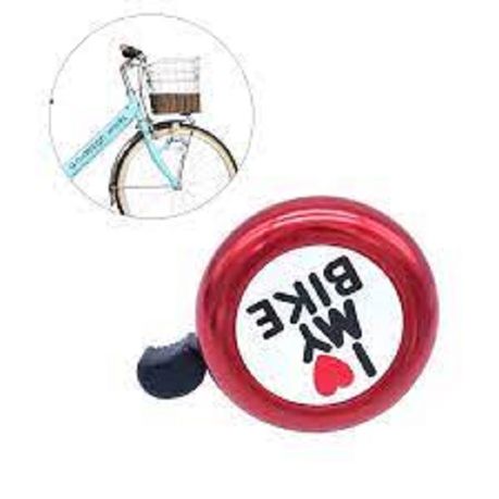 Aluminum Handlebar Bicycle Bell Horn - Red variant image 2