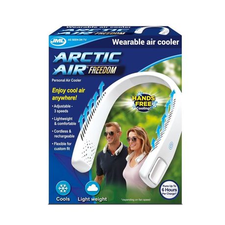 Arctic Air Wearable Personal Air Cooler - Additional Free Free Key Holder variant image 3