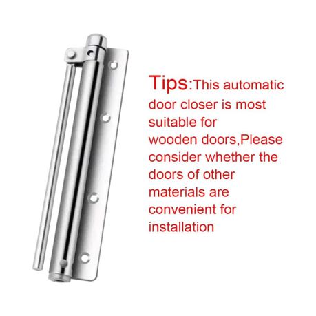 Automatic Door Closer -Adjustable Effortless Closing for Homes & Businesses variant image 7
