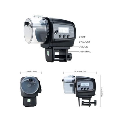Automatic Fish Feeder Aquarium Food Dispenser With Digital Auto Timer variant image 3