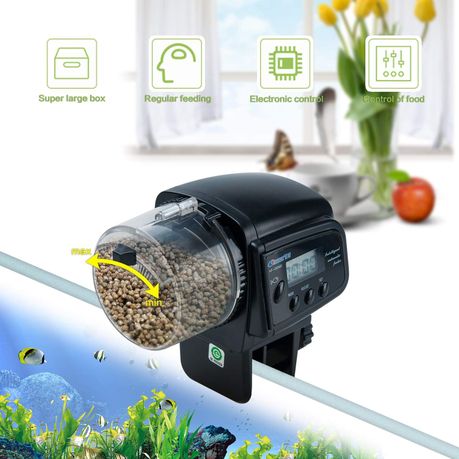 Automatic Fish Feeder Aquarium Food Dispenser With Digital Auto Timer variant image 5
