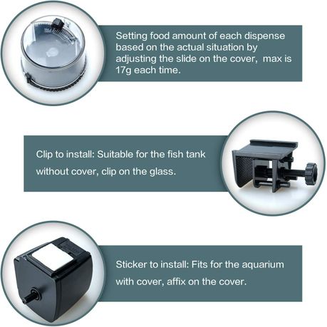 Automatic Fish Feeder Aquarium Food Dispenser With Digital Auto Timer variant image 8
