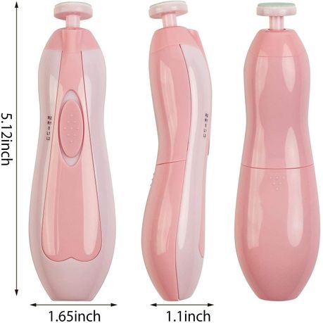 Baby Electric Nail File Drill for Baby No Sharp Claws Hurt (Pink) variant image 3