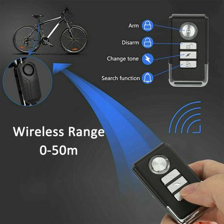 Bicycle Anti Theft Alarm with Remote Vibration Sensing Wireless Bike Alarm variant image 5