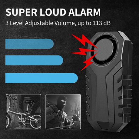 Bicycle Anti Theft Alarm with Remote Vibration Sensing Wireless Bike Alarm variant image 6