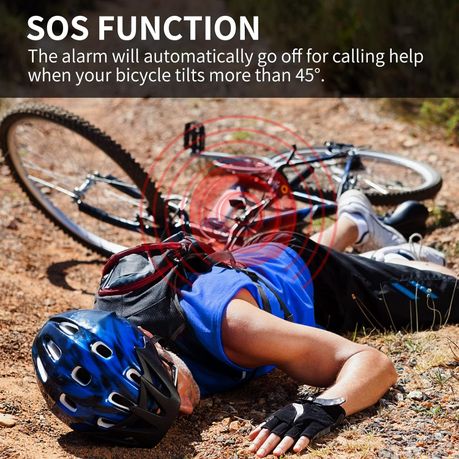 Bicycle Anti Theft Alarm with Remote Vibration Sensing Wireless Bike Alarm variant image 8