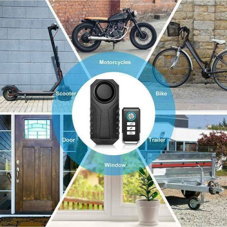 Bicycle Anti Theft Alarm with Remote Vibration Sensing Wireless Bike Alarm variant image 9