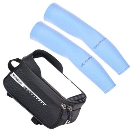 Bicycle Phone Mount Bag Cycling Top & UV Protection Arm Sleeves variant image 4
