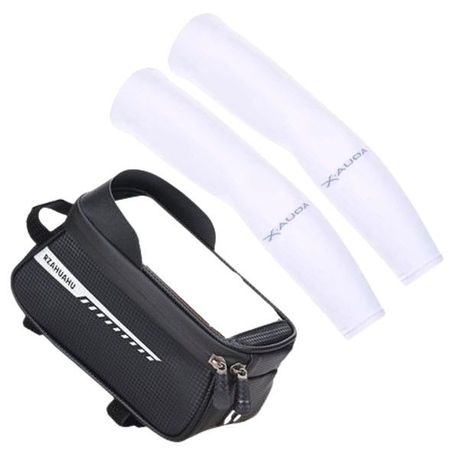 Bicycle Phone Mount Bag Cycling Top & UV Protection Arm Sleeves variant image 6