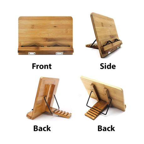 Book Stand Angle Adjustable Bookshelf for Home School Office - 28 x 39 variant image 2