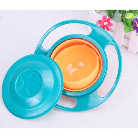 BPA Free 360 Spill-Proof Feeding Bowl - Blue variant image 2