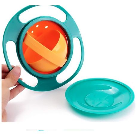 BPA Free 360 Spill-Proof Feeding Bowl - Blue variant image 4