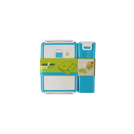 BPA-Free Plastic Lunch Box And Water Bottle Set variant image 1