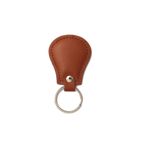 Brown- Leather Keychain For Car Keys variant image 2