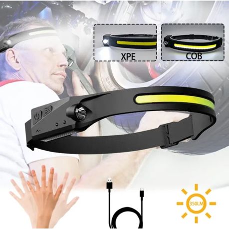 Bulk Set Of 10 Multipurpose Fast Charge Wide Angle Motion Sensor Headlamps variant image 2