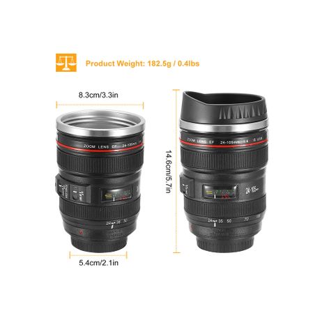Camera Lens Cup Coffee Travel Mug variant image 2