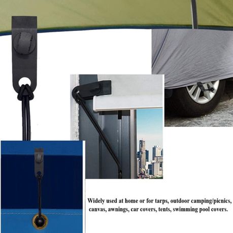 Camping Multi-Use Tent Tarpaulin Canopy Locking Clamp Clip Set Of 6 (8x3cm) variant image 3