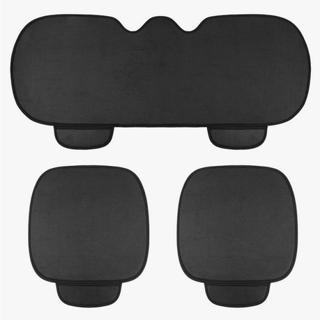 Car Seat Cover Pad 3pcs- Black variant image 3