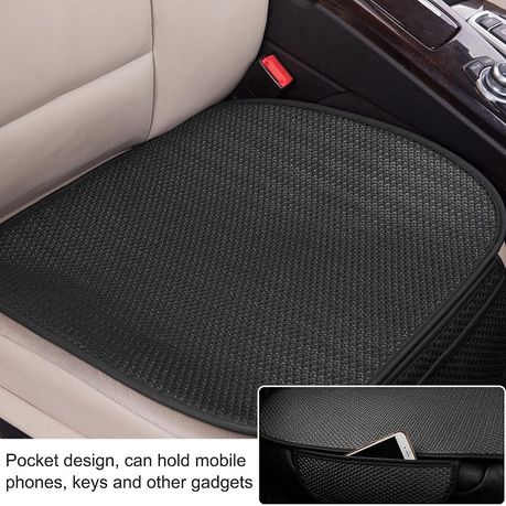 Car Seat Cover Pad 3pcs- Black variant image 4