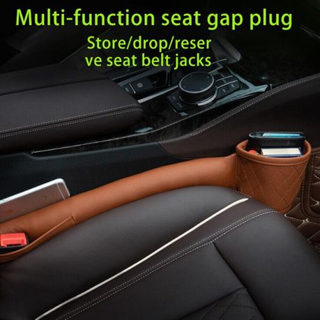 Car Seat Gap Filler PU Leather Pad - Left side variant image 8