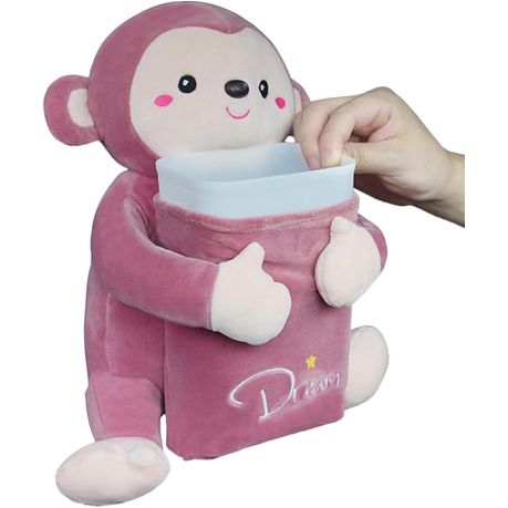 Cartoon Tissue Box Holder-Pink variant image 2