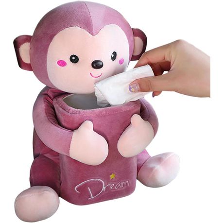 Cartoon Tissue Box Holder-Pink variant image 4