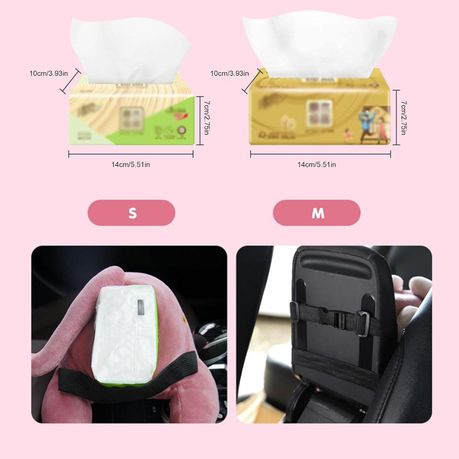 Cartoon Tissue Box Holder-Pink variant image 6