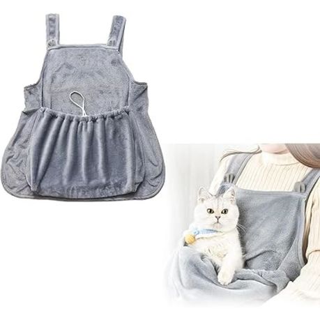 Cat Holding Apron, Carrier- Grey variant image 2