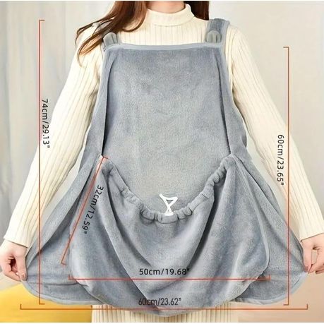 Cat Holding Apron, Carrier- Grey variant image 4