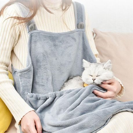 Cat Holding Apron, Carrier- Grey variant image 5
